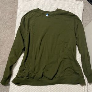 Old Navy Women’s Army Green Sweatshirt